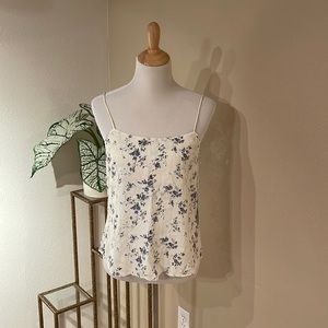 Reformation Floral Tank Top - Size Sm